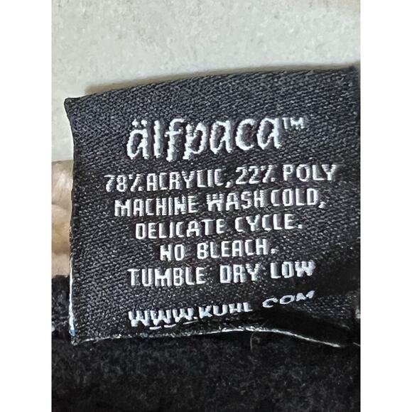 KUHL Alfpaca Fleece Grey 1/4 Zip Sweater Sherpa Collar Pullover Men's‎ MEDIUM - Picture 11 of 12